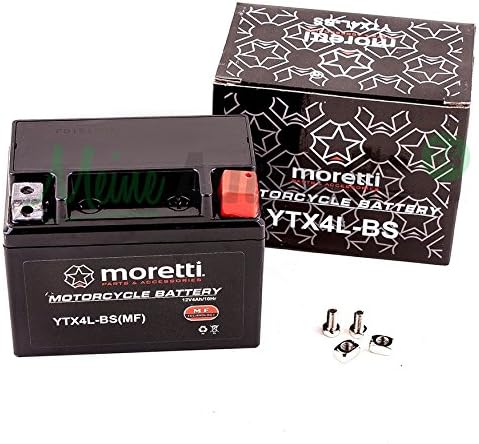 Original Moretti Gel Battery YTX4L-BS/MTX4L BS battery maintenance free motorbike