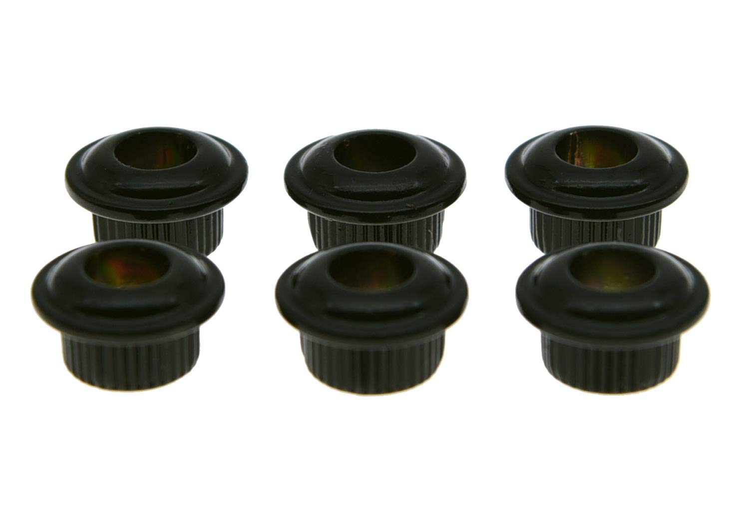KAISH Metal Black 10mm Vintage Guitar Tuning Keys Conversion Bushings Adapter Ferrules — image 1
