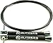 EliteSRS ELITE Surge 2.0 - Premium Double Under Cable Speed Jump Rope - Dual Ball Bearing 4oz Aluminium Handles - Cross Training Gym Rope (Gun Metal/Black Cable)