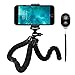 Phone Tripod, Rhodesy RT-02 Octopus Style Tripod Stand Holder with Bluetooth Remote for Camera, GoPro, iPhone, Smartphone with Clip