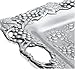 Arthur Court Designs Aluminum Metal Grape Clutch Breakfast & Dinner Serving for Drinks Snack Fruits, Food Coffee Table Storage Tray for Home Decoration Wedding Houseware Gift 18.5 inch x 13.75 inch