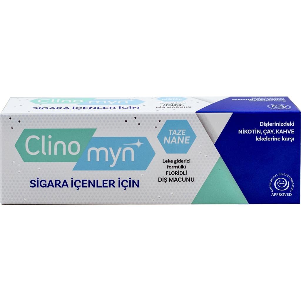 Clinomyn Original Toothpaste For Smokers, Removes and Prevent Nicotin Stain, 75 ml