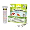 Tetra Pond Test 6-in-1 Strip, to Test 6 Essential Water Quality Parameters in Less Than 60 Seconds (25 Strips),White