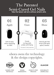 ohora Semi Cured Gel Nail Strips (N Nudist) - Works