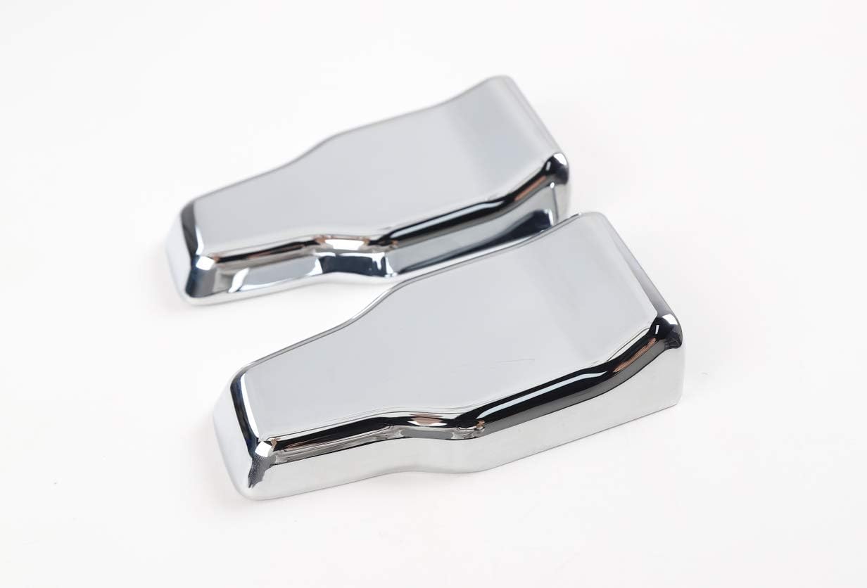 Nicebee 2pcs/Set ABS Tailgate Hinge Cover Rear Upper Glass Door Liftgate Hinge Decoration Trim Cover for Jeep Wrangler JL 2018+ (Chrome)