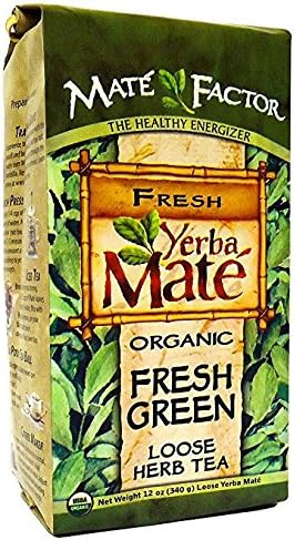 Mate Factor, Organic Yerba Mate, Fresh Green, Loose Herb Tea, 3 Pack (12 oz (340 g))
