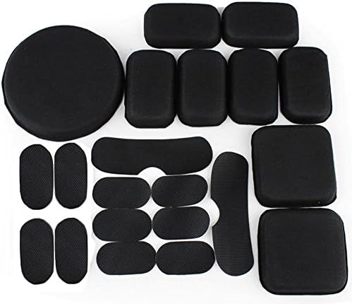 Lejie Tactical Helmet Pad EVA Foam Air Gun Helmet Protection Pad Helmet Replacement Accessories 19 Pad Set