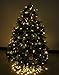 LED String Fairy Lights Green Cable Battery Power Operated Indoor & Outdoor for Christmas Tree Xmas Party Garden Decoration (100LEDs, Warm)