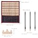 NUOLUX Chinese Calligraphy Set Sumi Drawing Painting Art Brush Pen(3 sizes with Penholder and Medium Pen Shade)