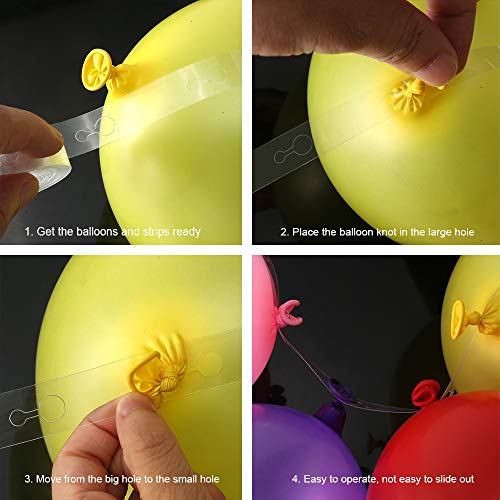 Balloon Arch kit & Balloon Garland Kit, 3 Rolls Balloon Arch Tape Strip