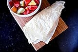 Beeswax Food Wrap: 7 Piece Assorted Size Set - Waxed Cotton Food Wraps: A Plastic Free Alternative to Food Storage