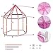 Kids Play, Super Fantasy Pink Princess Castle Playhouse Canopy Tent with LED Light for Children Indoor and Outdoor