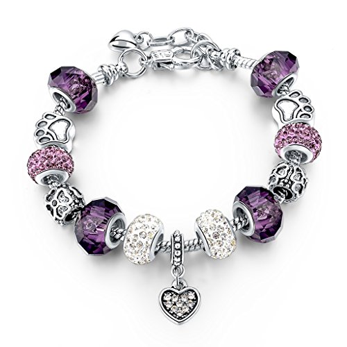 Teenage girl silver bracelets women