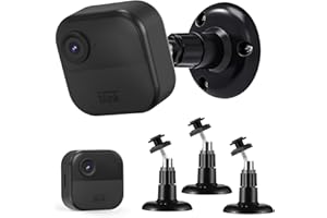 SEUENELF 3rd & 4th Gen Blink Outdoor Camera Mounts, Aotnex All-New 360 Degree Adjustable Cover Surveillance Wall Mounts for Blink Outdoor Indoor Home Security Camera System (3 PCS, Black)