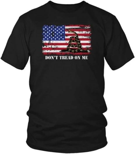 Amazon.com: Chris-Pratt-Donât-Tread-On-Me-Gadsden-Flag-T-Shirts: Clothing