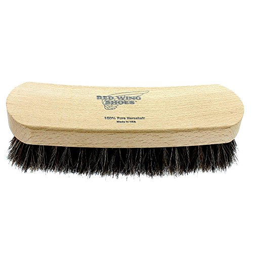 Red Wing Men's Horse Hair Buffing Polishing Brush Large Natural