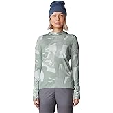 Mountain Hardwear Women's Butter Hoody, White Sage Snowdrifts Print, X-Small