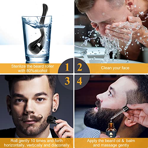 Beard Growth Kit Derma Roller for Beard Growth, Beard Kit with Beard