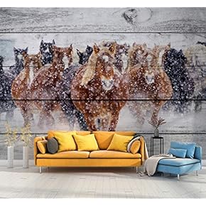 Wall Mural Horse Removable Wallpaper Wall Sticker for Bedroom Living Room - 66x96 inches