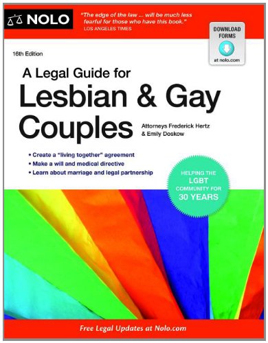 A Legal Guide for Lesbian and Gay Couples (Legal Guide for Lesbian and Gay Couples), Books Central