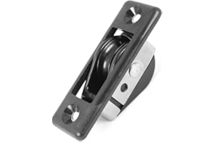 Nautos #92419-Classic line-Single Through Deck- 28 mm sheave-Long Lasting Characteristics.Sailboat Block