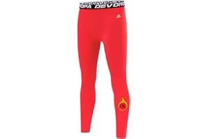 DEVOROPA Youth Boys' Compression Leggings Sports Tights Fleece Lined Thermal Base Layer Pants