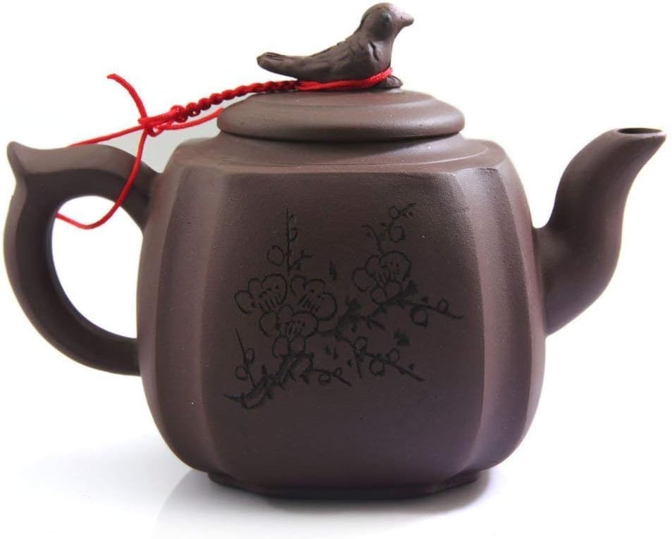 NEW Chinese Rare Yixing Purple clay Pottery Zisha Bird Tea Pot Teapot 350ml FM02