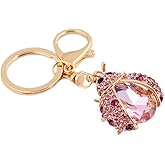 MAFELOE Keychain Bag Handbag Key Pendant, Fashion Accessories Ornament- Ladybug Shape
