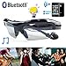 JINSERTA Bluetooth Headset Sunglasses Polarized Headphones with Stereo Handsfree Music Wireless Earbuds Sun Glasses for iPhone Samsung Galaxy HTC LG All Smart Phones PC Tablets (Black)