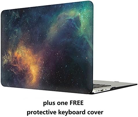 MacBook Air 13 Case Cover – Treasure21 Slim fit Smart protection Soft rubber coating Smooth better grip Hard case shell cover for Macbook Air 13 A1369 A1466 (GalaxyX)