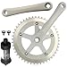 Alloy Fixie Single Speed Crankset With BB 48 Teeth 170mm