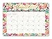 Orange Circle Studio 2020 Decorative Desk Blotter Calendar, Bold Blossoms