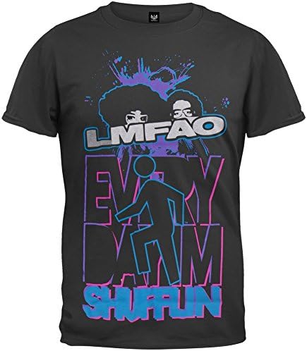 LMFAO - Mens EDIS Splat Soft T-Shirt - Small Black