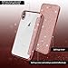 Casetego Compatible iPhone Xs Max Case,Glitter Shiny Bling Slim PU Leather Folio Flip Case with Card Slot & Clear Soft TPU Back Cover for Apple iPhone Xs Max 6.5
