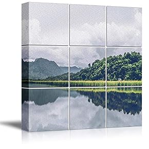 Calm Lake Home Artwork for Living Room Bedroom