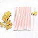 MonkeyJack 25x Glitter Gold Unicorn Paper Straws Disposable for Kids Birthday Party Decoration-Pink