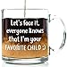 I'm Your Favorite Child Funny Coffee Mug - Best Mom & Dad Gifts - Gag Gifts for Mom, Dad from Daughter, Son, Kids - Cool Birthday Present for Parents - Fun Mom Mug - Cup for Men, Women