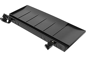 NESTINGHO Plastic Easel Tray Attachment Large Black Paint Tray for Tripod Easels for Painting Accessories