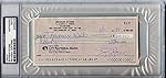 Sharon Stone Signed 1990 Personal Check Signed Slabbed- PSA/DNA Authenticated