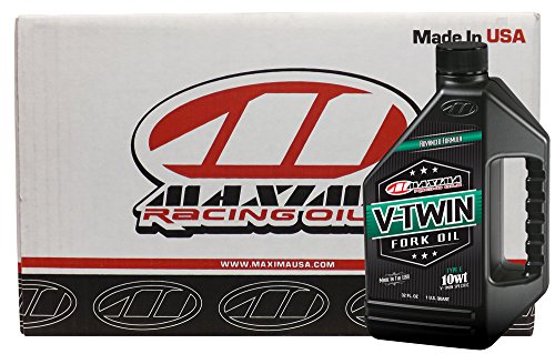 Maxima Racing Oils CS50-02901-12PK-12PK 10W V-Twin Fork Oil - 384 oz., (Pack of 12)