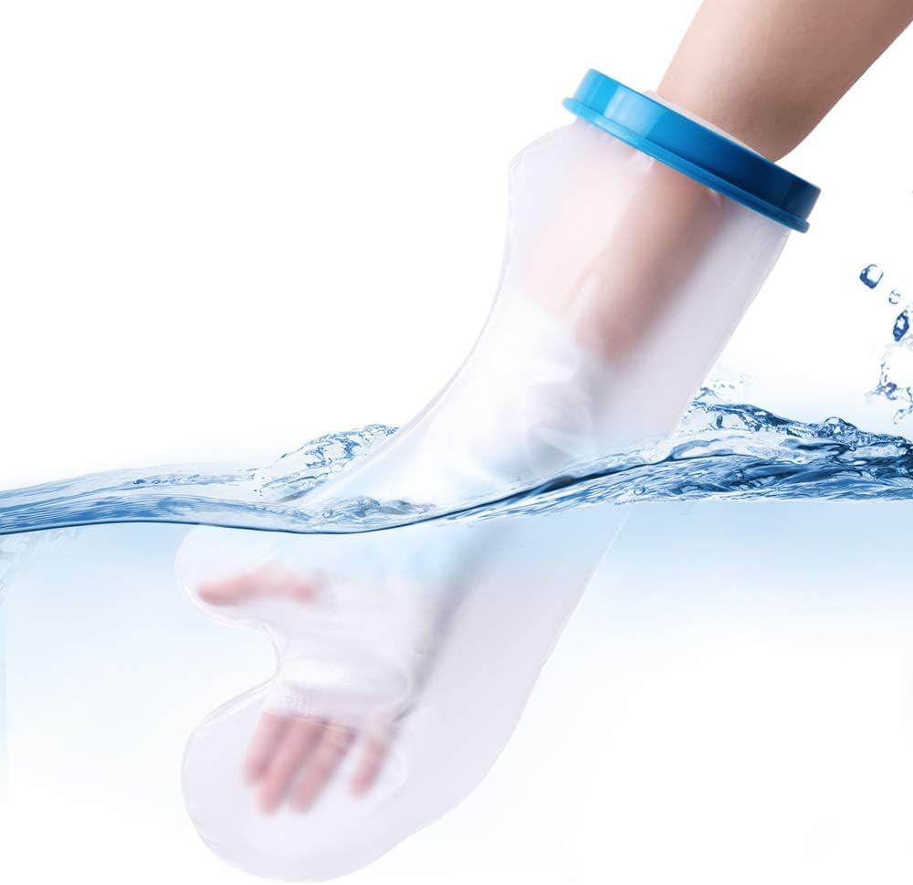 [2020 New Upgrade]Adult Waterproof Arm Cast Wound Cover Protector for Shower Bath, Arm Cast Sleeve Bag Covers for Broken Hands, Wrists, Reusable Bandage Cover Dressing Protector-19.09 inches: Health & Personal Care