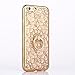iPhone 6S Case, iPhone 6 Case, Cellaria Chrysalis Series - Ultra Slim Luxury Bling Rhinestone Case Cover with 360 Rotating Ring Grip/Stand Holder/Kickstand for iPhone 6S/6 (4.7 Inch), Gold