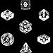 Chessex Polyhedral 7-Die Translucent Dice Set - Clear
