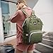 pipi bear Diaper Bag Backpack, Baby Bag for Mom Dad,Multifunction Large Diaper Backpack with Changing Pad,Water Resistant and Durable, Green
