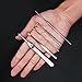 Ear Pick Earwax Removal Curette Tool ULG Stainless Steel Earwax Spoon Picks 5 Piece