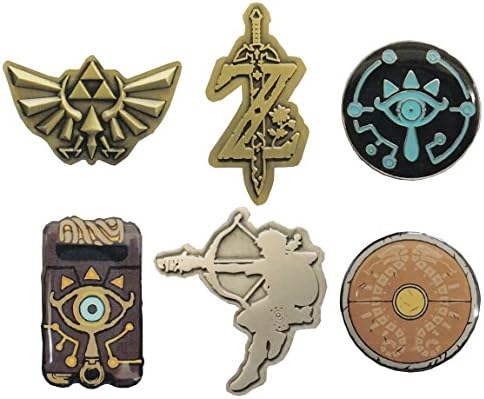 Kyodo The Legend Of Zelda: Breath Of The Wild: Pin Badge Collection Set of 6