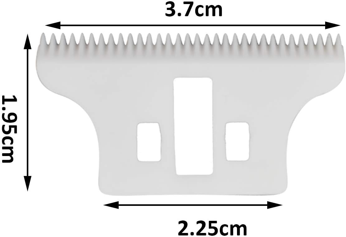 AIRERA 2 Packs T Wide Replacement Ceramic Moving Blades #2215 for Wahl Detailer Trimmer 8081, Including 2 Packs Moving Blades - Image 4