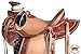 HILASON 15 in Western Horse Wade Saddle Leather Ranch Roping Mahoganythumb 4
