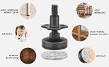 Anwenk 4pk Heavy Duty Furniture Leveling Feet 1320LB Support 3/8"-16 T-Nut Kit view 7