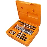 findmall 2 Inch Boring Head R8 Shank Boring Tool Set 9pcs 1/2" Carbide Bar | Thread 7/16-20 Inch, for Milling Machine